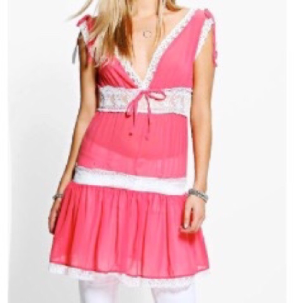 Willow Lace Chiffon Tunic